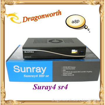 Sunray4 800se SIM A8p HD Se Sr4 (DM800SE Triple Tuner DVB-S2/C/T) with 300Mbps WiFi WLAN